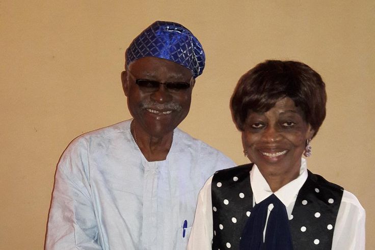 Proffessor Nwagwu and hs wife... 55 years married