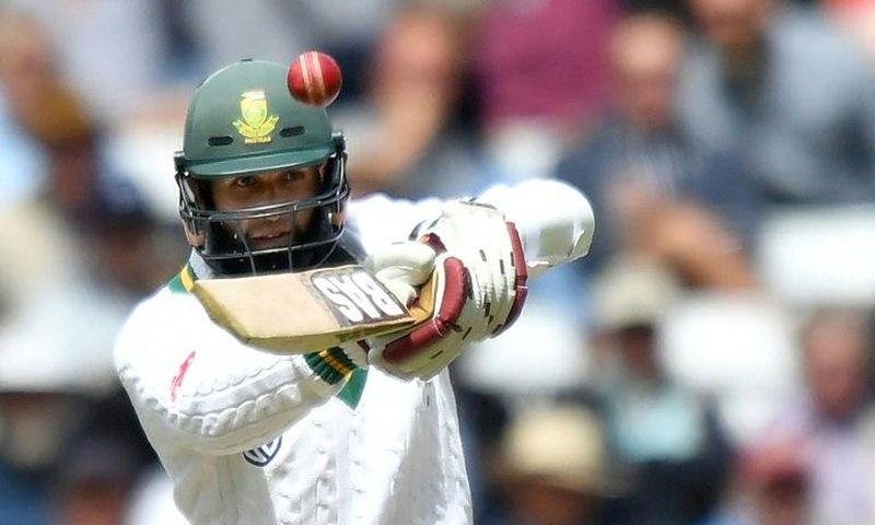 South Africa's Hashim Amla bats during the second Test against England at Trent Bridge on July 14, 2017