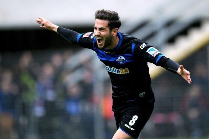 Mario Vrancic (pictured June 2014) and teammate Marco Stiepermann put the Canaries 2-0 up