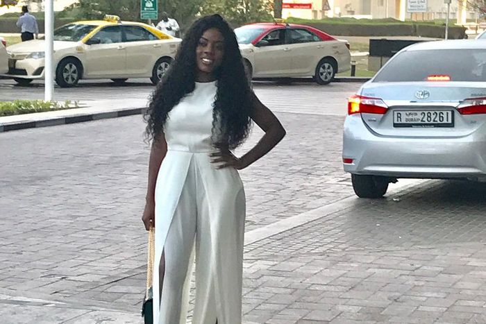 Nana Aba Anamoah on vacation in Dubai