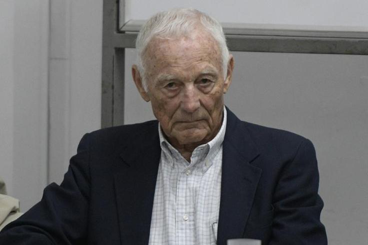 Former Ford executive Pedro Muller, seen here in court in Buenos Aires, was jailed for 10 years for collaborating in the military dictatorship's "dirty war"