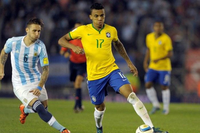 Brazilian midfielder Luiz Gustavo (right) signed a four-year deal for a reported eight million euros to join French side Marseille from Bundesliga outfit Werder Bremen
