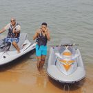 This photo of Mahama and his son cruising will make you love vacations