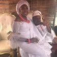 Fliptyce and wife, Halimah rocking a traditional outfit.