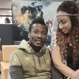 Asamoah Gyan with his wife Gifty Gyan