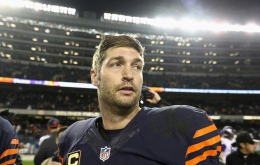 Jay Cutler, pictured in 2016, was released by the Chicago Bears in the offseason and retired to take a television job with Fox Sports