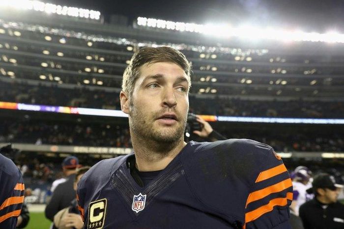 Jay Cutler, pictured in 2016, was released by the Chicago Bears in the offseason and retired to take a television job with Fox Sports
