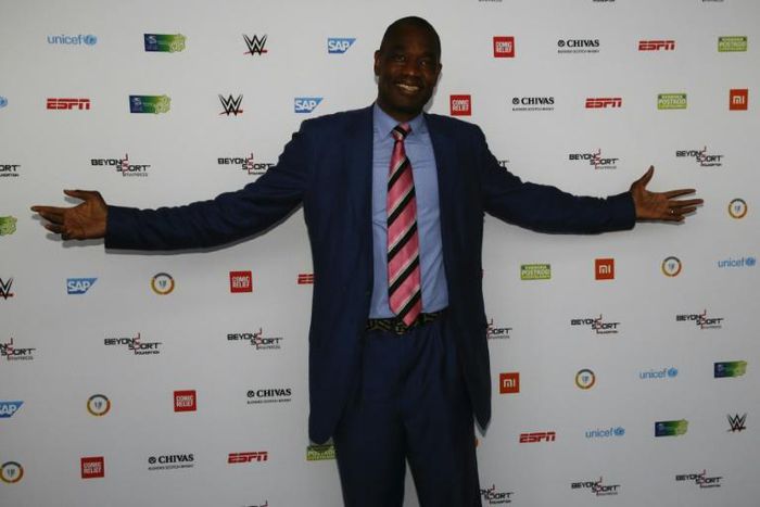 Former NBA star Dikembe Mutombo, shown at a September awards show, said the African child he helped bring to the United States for facial surgery who died Friday was an inspiration to him