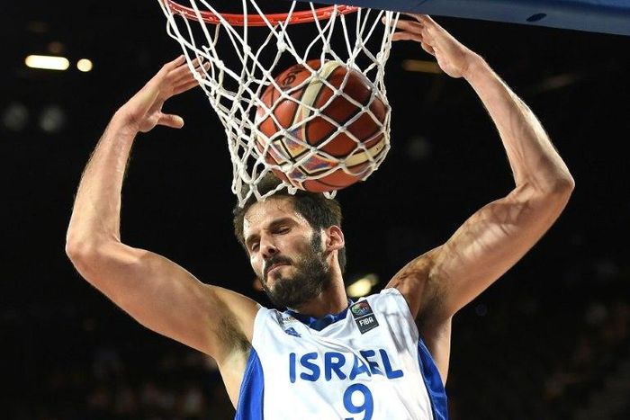 Israel's Omri Casspi in action during a 2015 international against Bosnia-Herzegovina