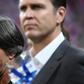 Germany's head coach Joachim Loew (L) and team director Oliver Bierhoff are relishing the chance of revenge against the Netherlands after the European powerhouses were pitched together in Group C of the Euro 2020 qualifiers during the draw in Dublin.