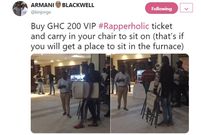 Rapperholic 2018 Tweet