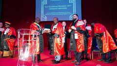 Lyon Business School confers doctorate degree on Mahama