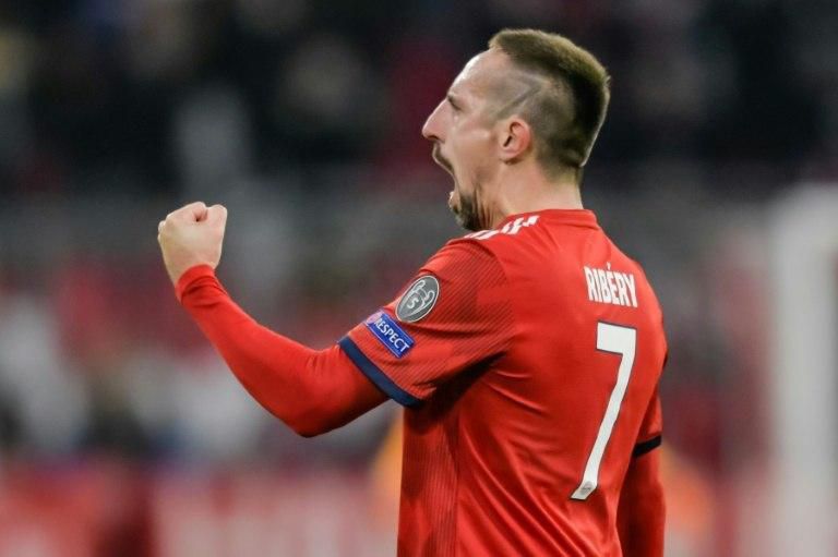 Franck Ribery scored his first Champions League goal in three years against Benfica
