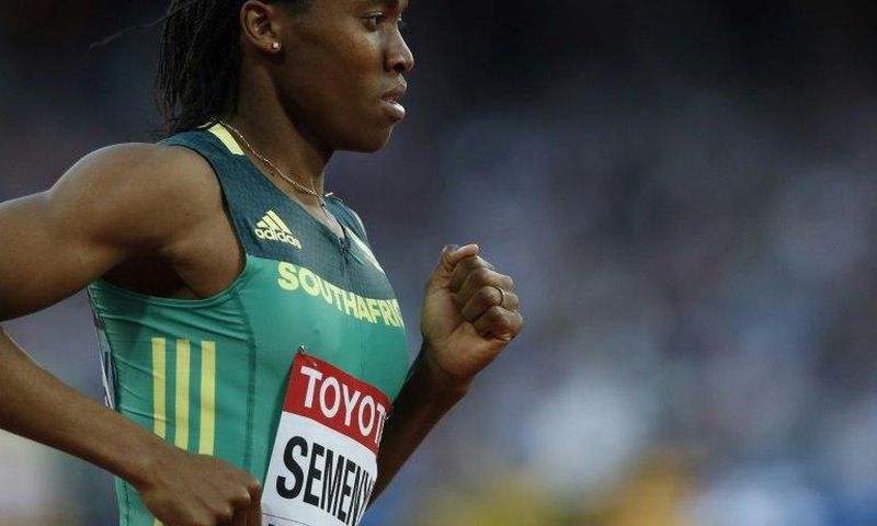 South Africa's Caster Semenya competes in the women's 800m athletics event at the 2017 IAAF World Championships at the London Stadium in London on August 10, 2017
