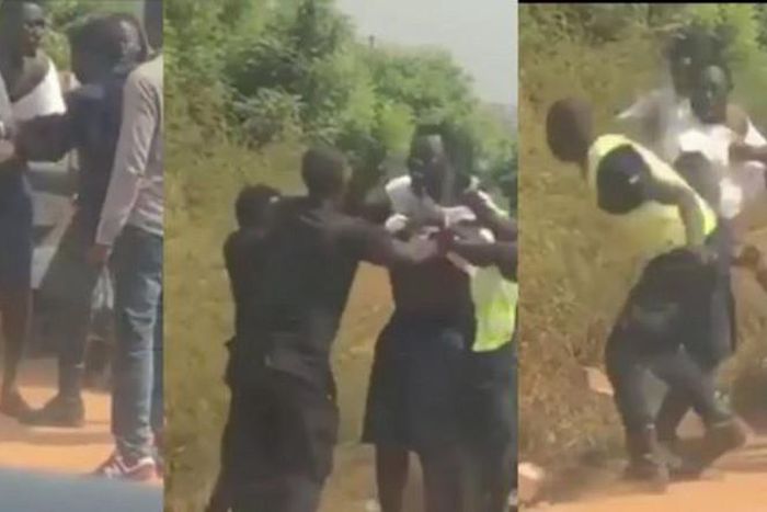 Police administration deny reports that security personnel who assaulted Uber driver are police officers