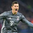 Bayern Munich's Polish forward Robert Lewandowski is the Champions League's top-scorer with eight goals