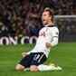 Tottenham Hotspur's midfielder Christian Eriksen celebrates scoring the opening goal during the English Premier League football match against Tottenham Hotspur April 26, 2017