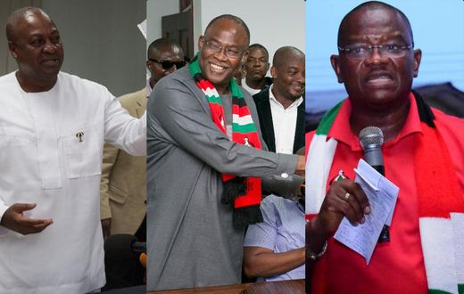 NDC presidential aspirants