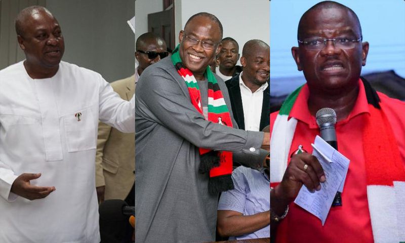 NDC presidential aspirants