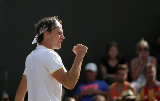 Austria's Dominic Thiem, pictured on July 10, 2017, recognizes the value of a strong run-up to a Slam with the US Open looming