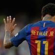 Barcelona's Brazilian forward Neymar gestures during the Spanish league football match against Villarreal CF at the Camp Nou stadium in Barcelona on May 6, 2017