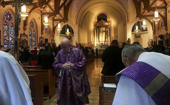Priest Who Was Still Saying Mass After Abuse Settlements Is Suspended