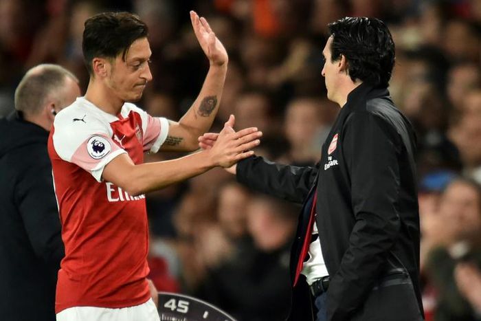 Mesut Ozil has a future at Arsenal, according to manager Unai Emery