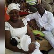 Gifty Anti and husband outdoor 'royal baby'