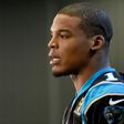 Quarterback Cam Newton of the Carolina Panther addresses the media prior to Super Bowl 50 at the San Jose Convention Center February 3, 2016