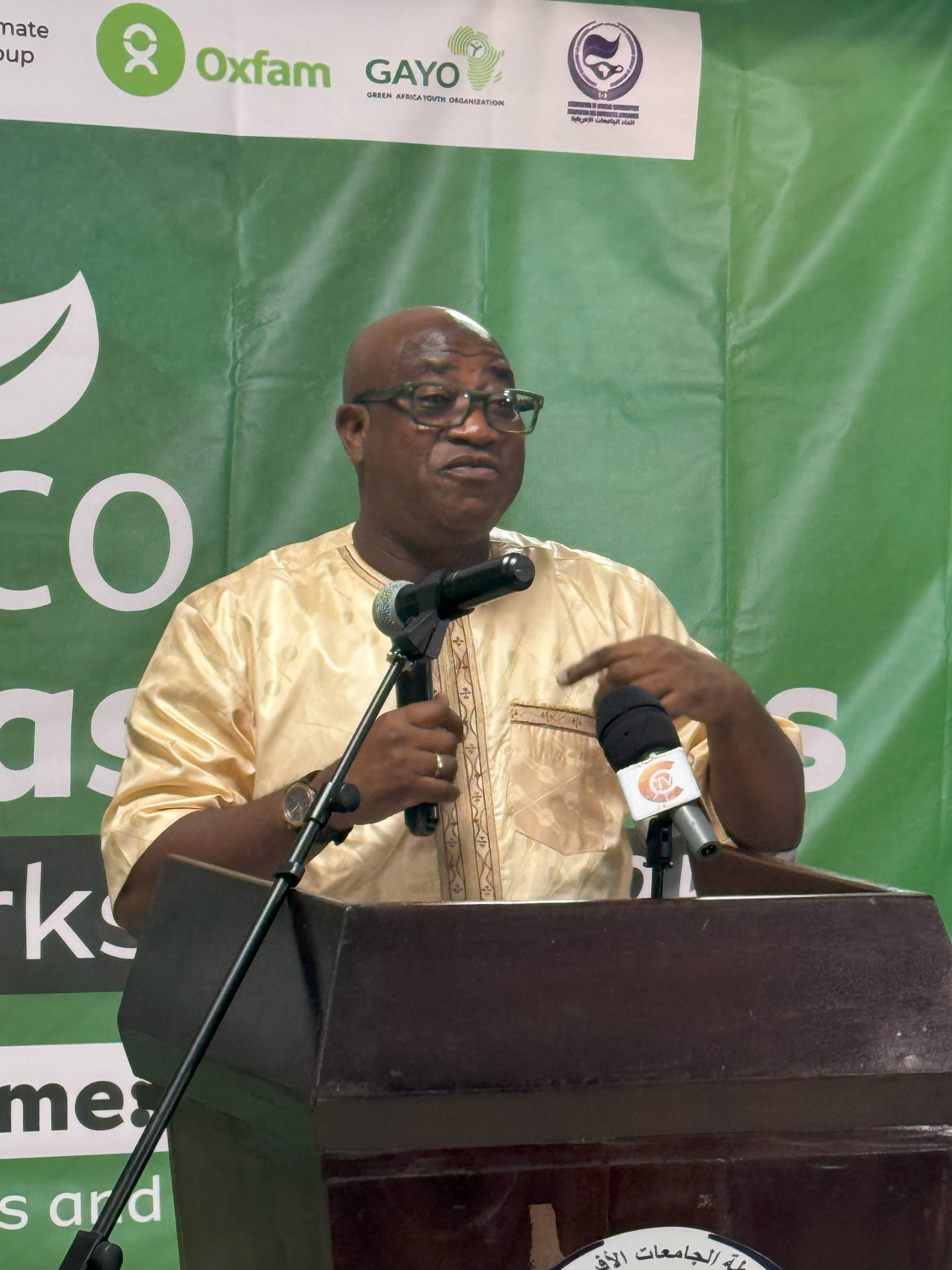 Environment minister raises alarm over Africa’s climate crisis, calls for urgent mitigation