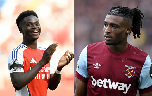 ‘Mohammed Kudus is an ideal replacement for Bukayo Saka’ – Arsenal legend