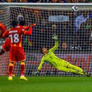 Asamoah Gyan penalty miss