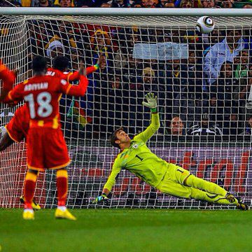 Asamoah Gyan penalty miss