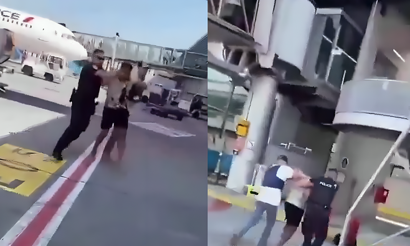 Top African footballer arrested for refusing to wear seatbelt on plane (Video)