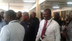 Health Minister tours some facilities in the Eastern region