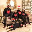 Kevin Hart and family in Christmas themed photo