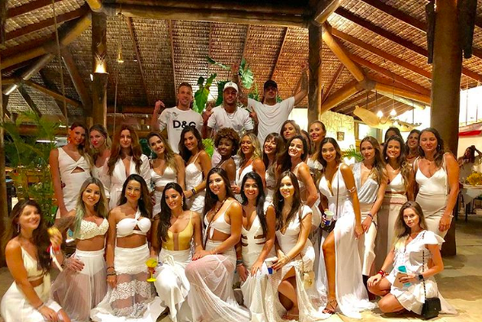 Neymar parties with 26 women in Brazil