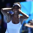 Venus Williams of the US celebrates her Australian Open semi-final victory against compatriot Coco Vandeweghe, in Melbourne, on January 26, 2017