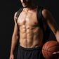 Abs workout you can do with a basketball.