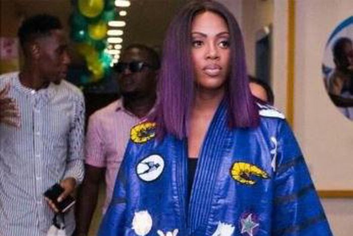 Tiwa Savage and son, Jamil Balogun