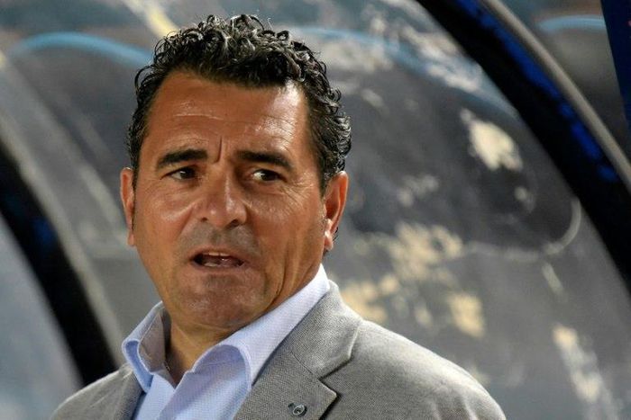Equatorial Guinea's head coach Esteban Becker is pictured during the the 2019 Africa Cup of Nations qualifying football match against Senegal June 10, 2017