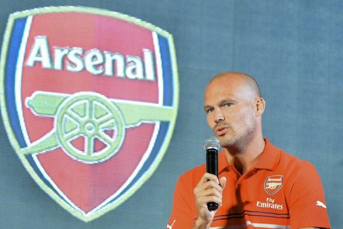 Freddie Ljungberg scored 71 goals in 318 games for Arsenal, where he had been coaching a junior team since last July