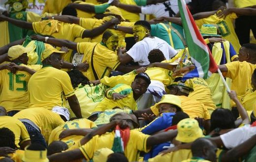 Coach-less South Africa stretched an unbeaten record to 14 matches drawing 1-1 away to Mozambique in an international friendly