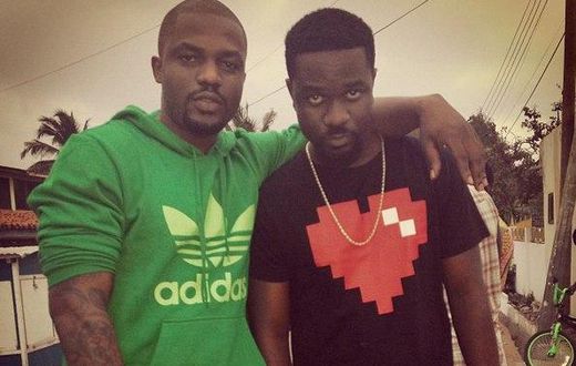 Omar Sterling and Sarkodie [Left to right]