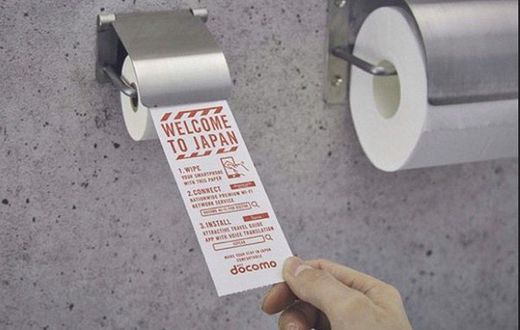 Japan offers toilet paper just for wiping your phone