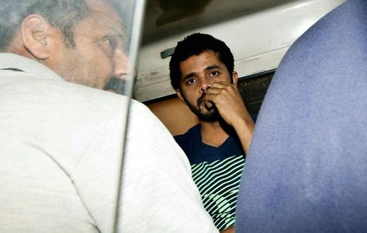 Shanthakumaran Sreesanth Rajasthan Royals bowler was banned for life after a 2013 spot-fixing and betting scandal