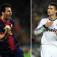 Barcelona forward Lionel Messi (left) and Real Madrid's Cristiano Ronaldo