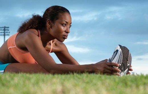 Woman exercising