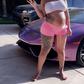 Blac Chyna flaunts bare baby bump, natural hair