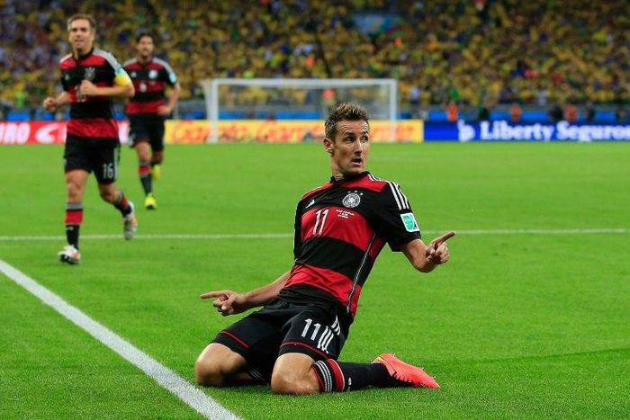Miroslav Klose, the all-time top scorer at World Cup finals with 16 goals, will be on the Germany bench for the first time against San Marino as he begins his coaching career